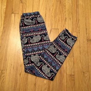 Elephant print du north leggings